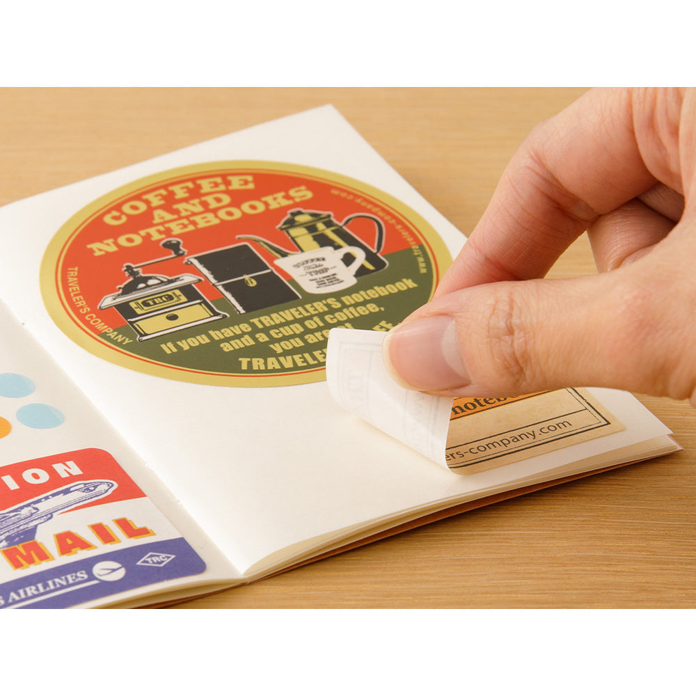 Traveler's Sticker Release Notebook Refill - Passport Size