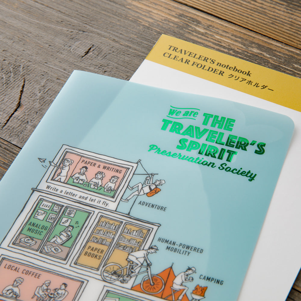 Traveler's Clear Folder - Regular Size