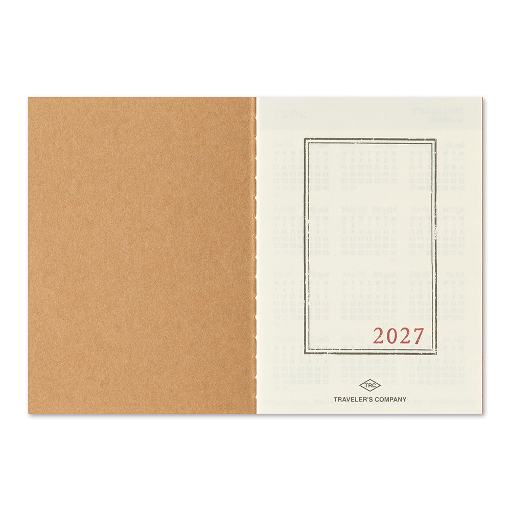 Traveler's 2027 Monthly Diary - Passport Size