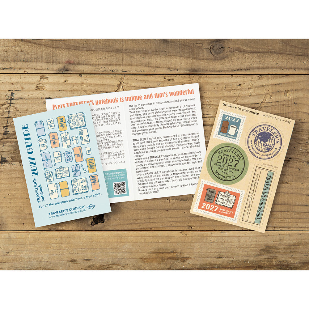 Traveler's 2027 Monthly Diary - Passport Size