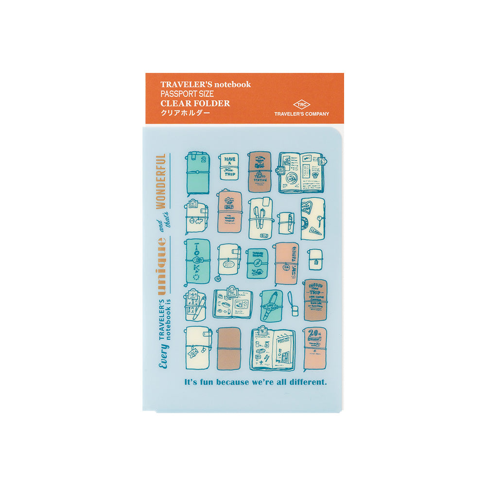 Traveler's 2027 Clear Folder - Passport Size