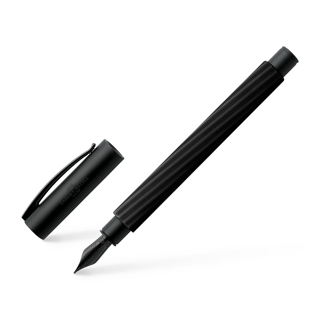 Faber-Castell Ambition Italic Fountain Pen - Obsidian