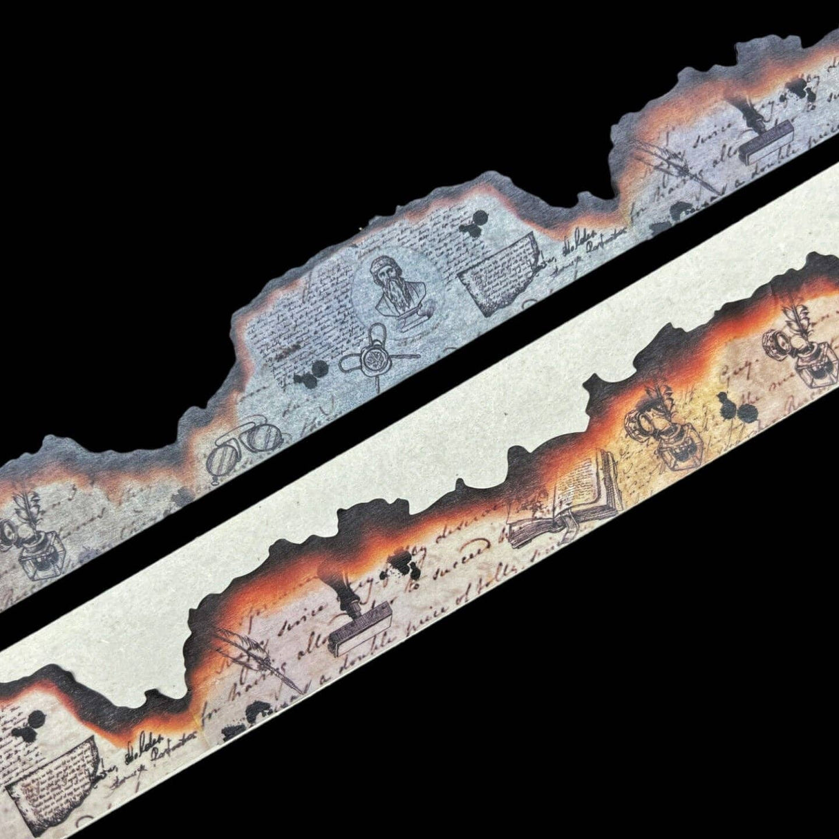 CoraCreaCrafts Burnt Edges Washi Tape