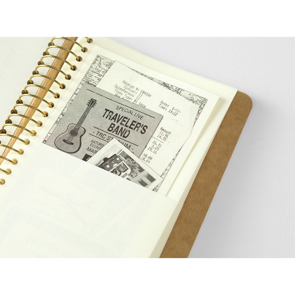 Travelers A6 Slim Notebook - Paper Pocket