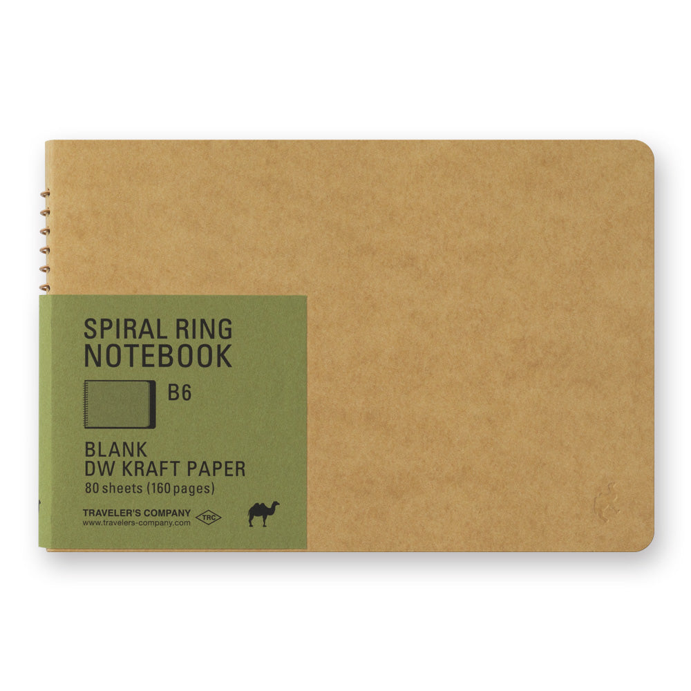 Travelers B6 Notebook w/ DW Kraft Paper - Blank