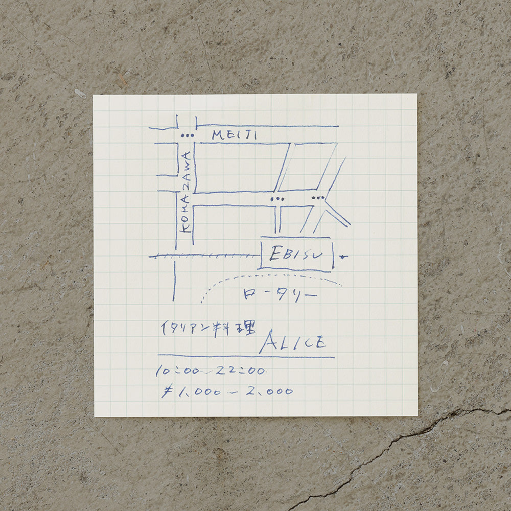 Midori MD Block Memo Pad - Grid