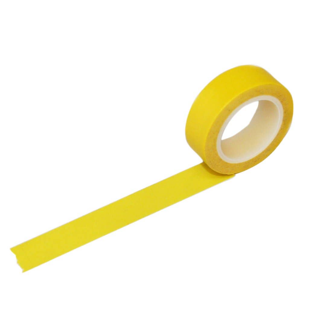 beve! Solid Yellow Washi Tape