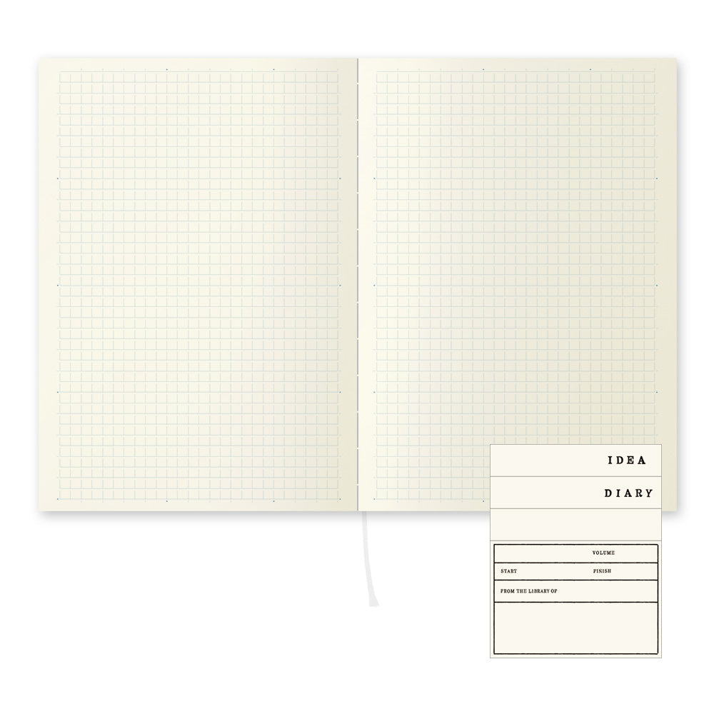 Midori MD Notebook Journal - Grid - A5