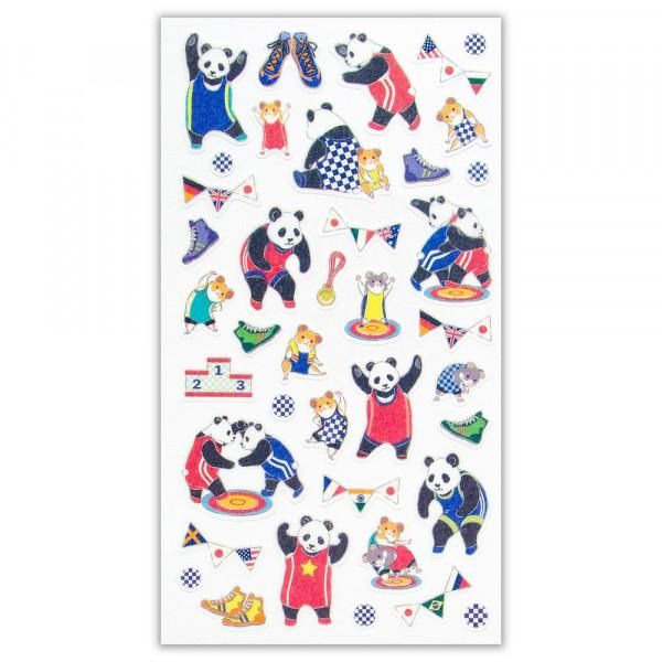 NB Large Sports Sticker Sheet - Wrestling