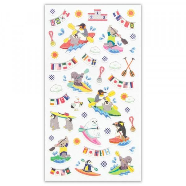 NB Large Sports Sticker Sheet - Canoe