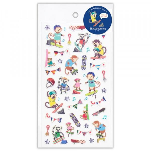 NB Large Sports Sticker Sheet - Skateboarding