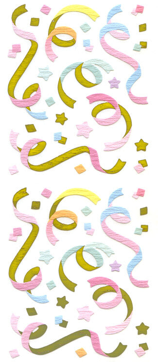 Okuyama & Co Paper Stickers with Gold Foil - Sun Sam's Confetti & Swirls