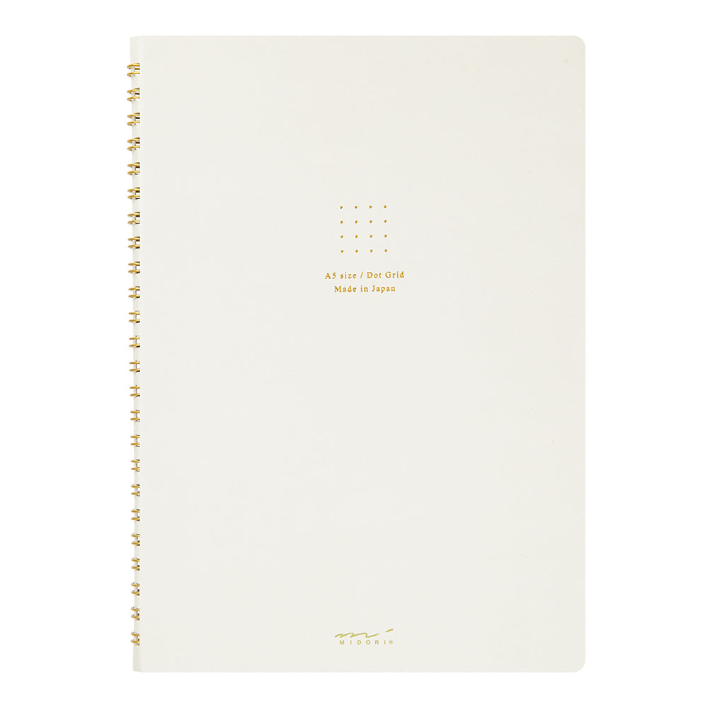 Midori Ring Notebook - A5 - Color Dot Grid