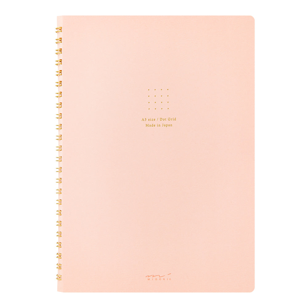 Midori Ring Notebook - A5 - Color Dot Grid
