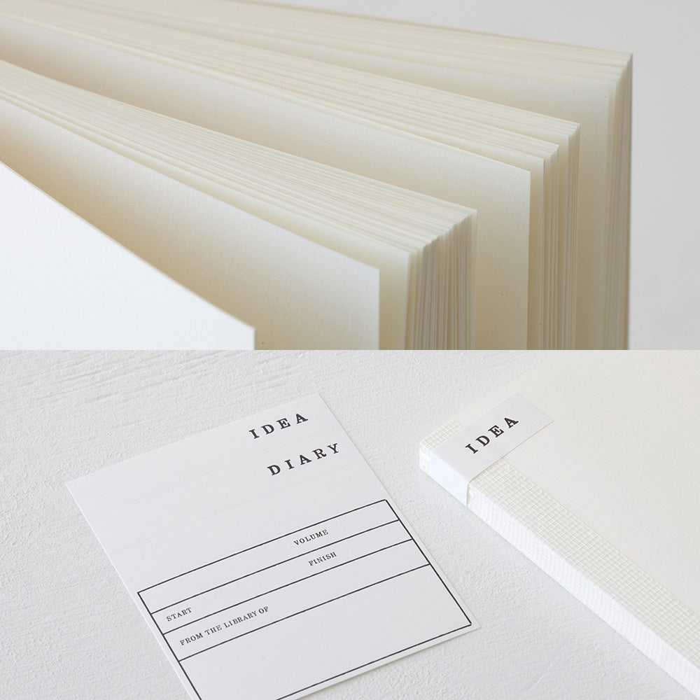 Midori MD Cotton Notebook - Plain - A5 Square
