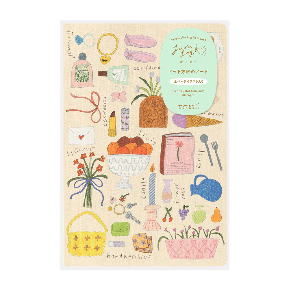 Midori Yuru Log Notebook B6 - My Life