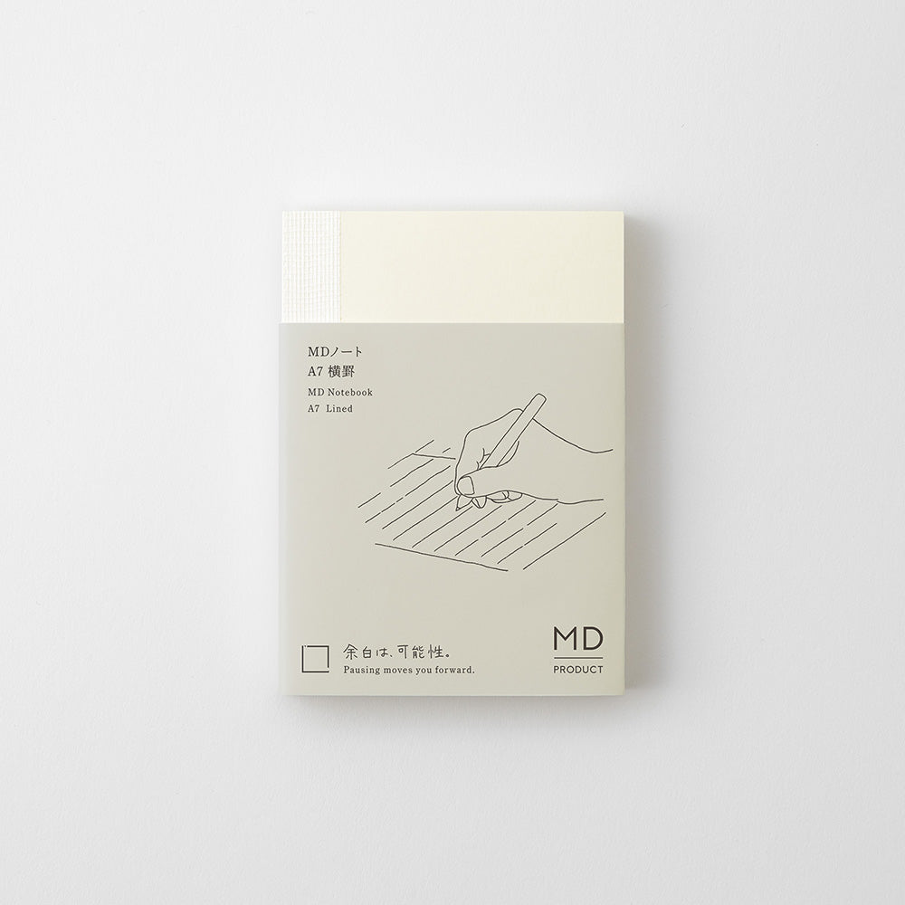 Midori MD Notebook - Ruled - A7
