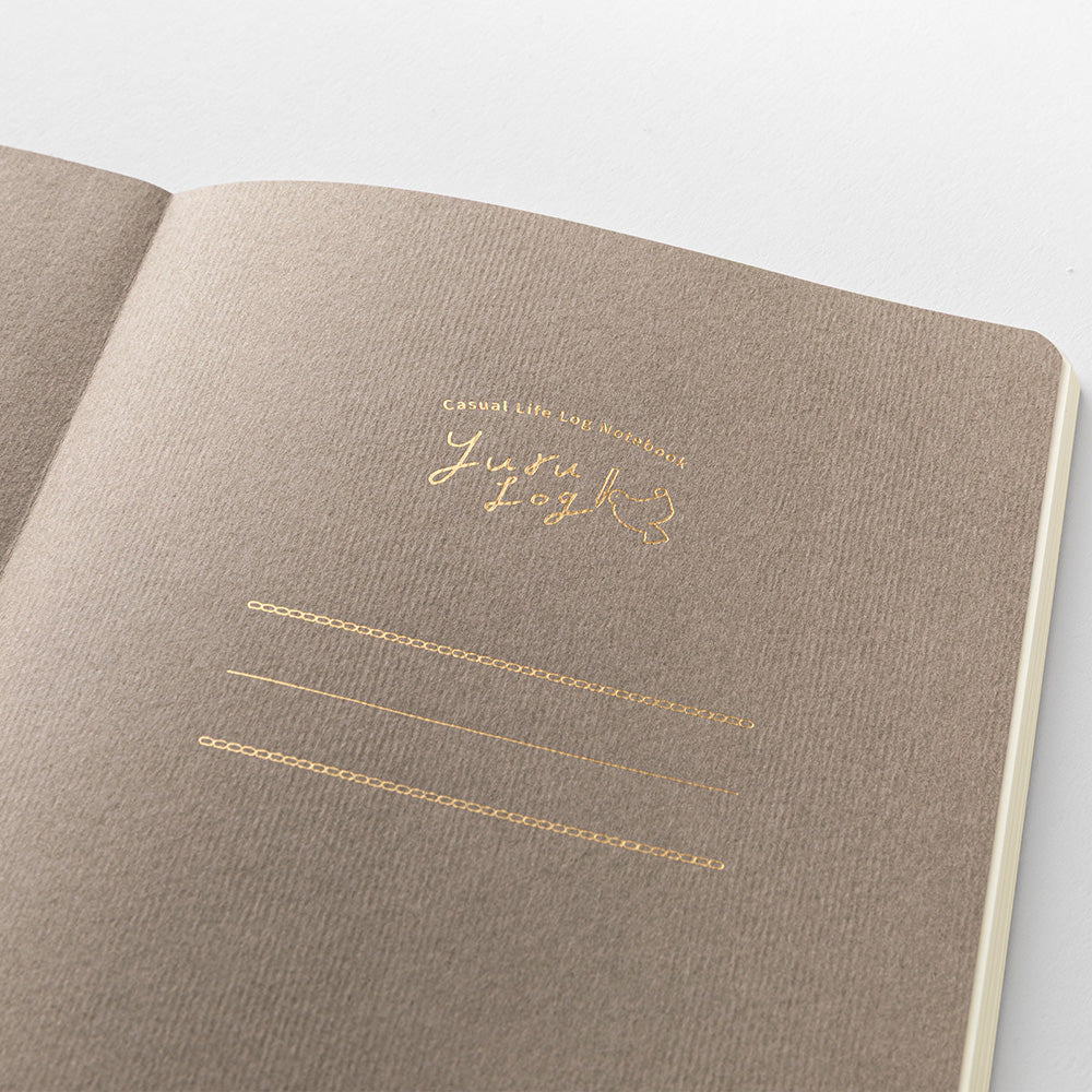 Midori Yuru Log Notebook B6 - Daily Life