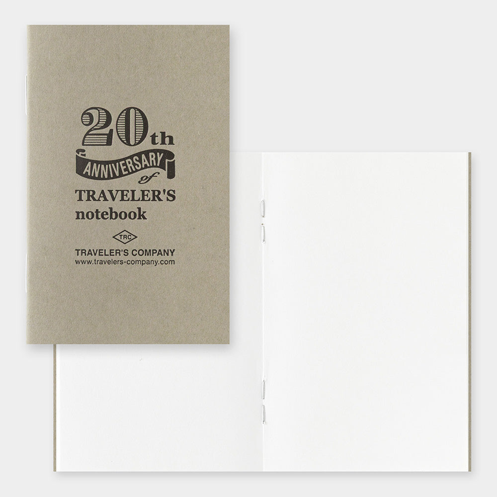 Traveler's Notebook - Card Size - 20th Anniversary Set - Brown