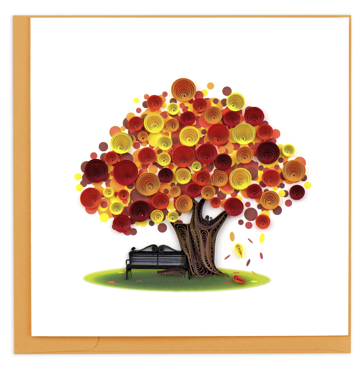 Quilled Autumn Tree Greeting Card