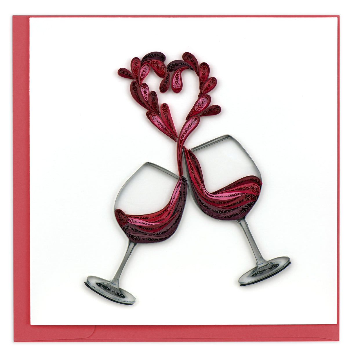 A Toast to Love Quilled Greeting Card