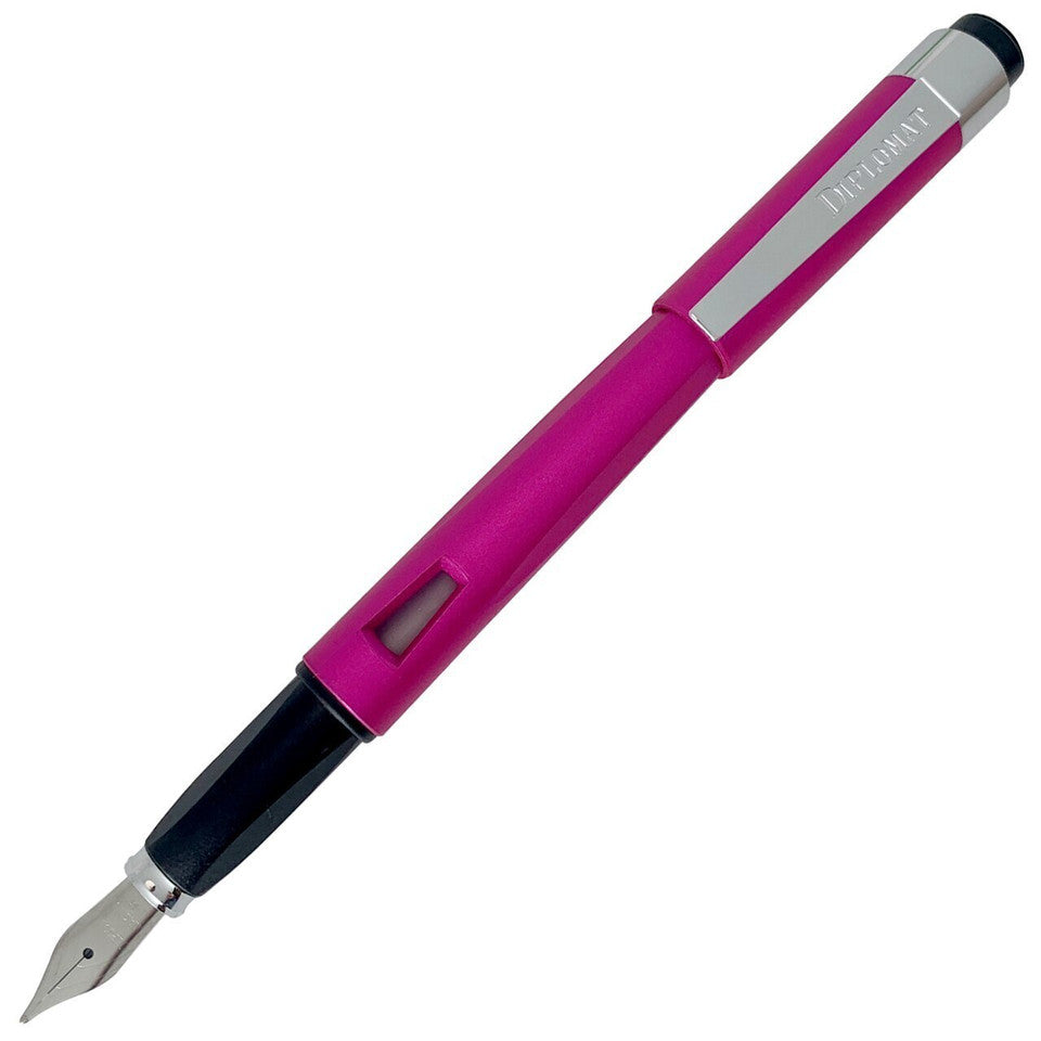 Diplomat Magnum Fountain Pen - Hot Pink