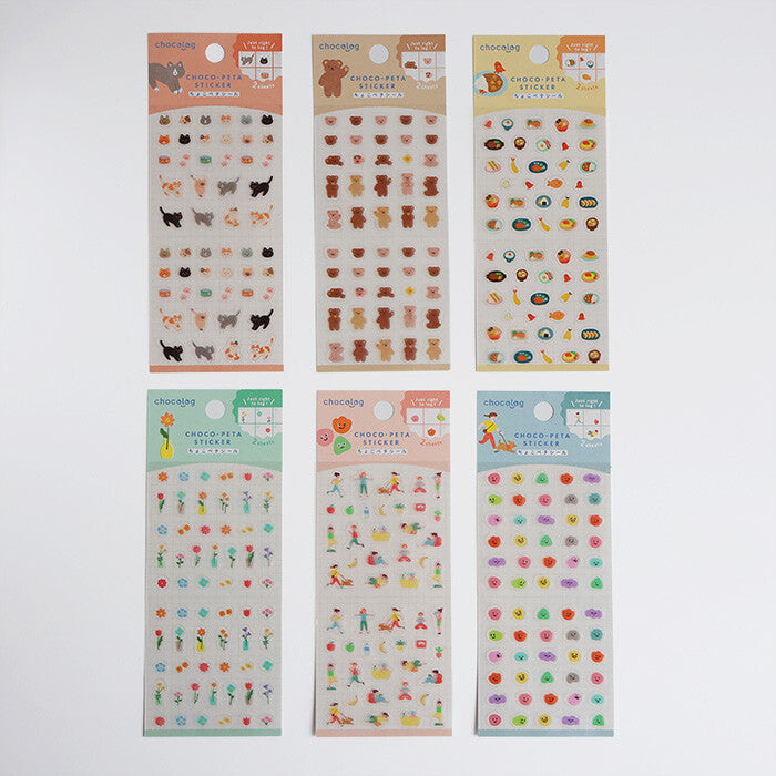 Furukawashiko Chocolog Choco-Peta Stickers - Bear