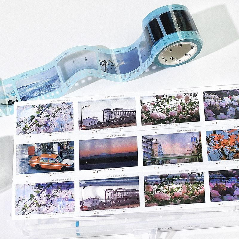 BGM Washi Tape - Clear Tape - White Film