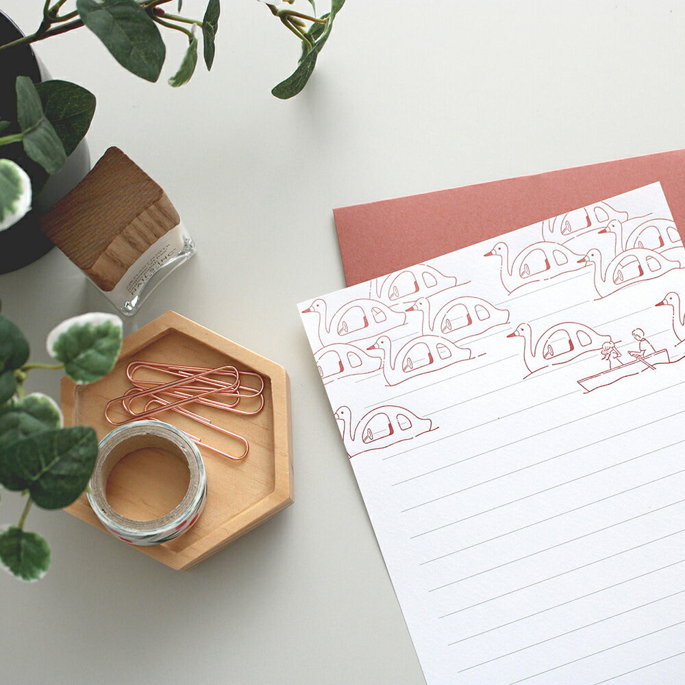 EL COMMUN Ah La La Letter Set - Swan Boat