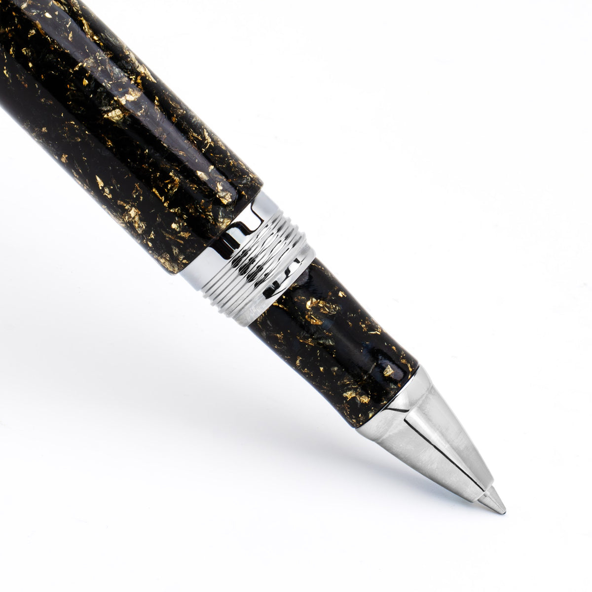 Conklin 1898 Solaris Rollerball Pen - Black w/ Chrome Trim