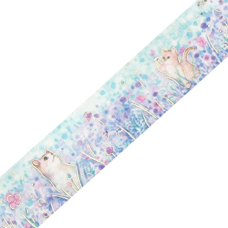 BGM Washi Tape - Flowers & Cats - Small Friends