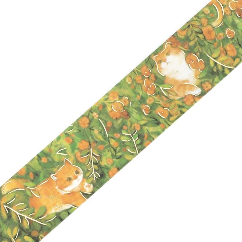 BGM Washi Tape - Flowers & Cats - Find Me