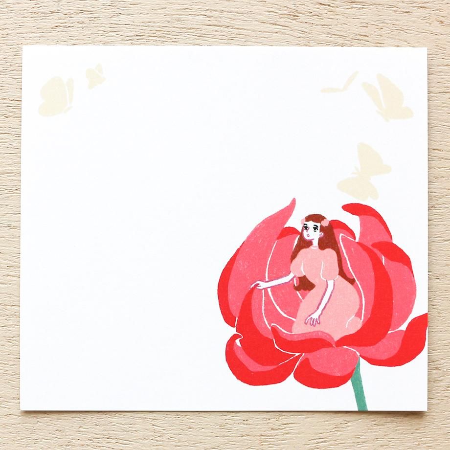 Hyogensha Cozyca Memo Pad - Thumbelina