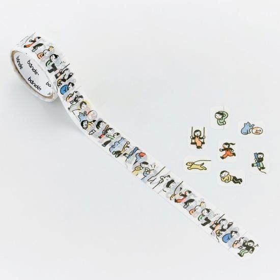 Bande Washi Tape Sticker Rolls - People Who Live in Notebooks