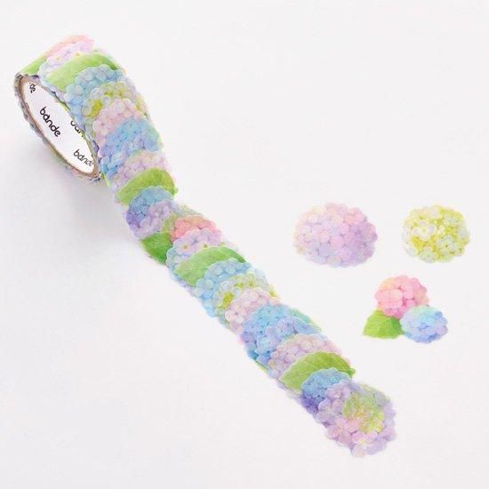 Bande Washi Tape Sticker Rolls - Hydrangea
