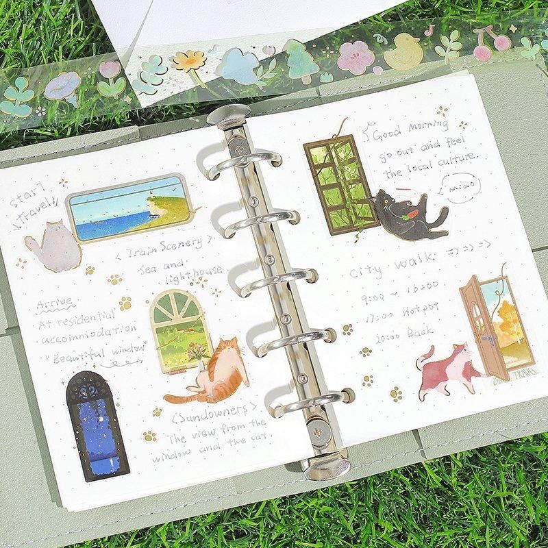 BGM Washi Tape - Clear Tape - Window Scenery