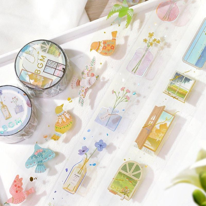 BGM Washi Tape - Clear Tape - Window Scenery