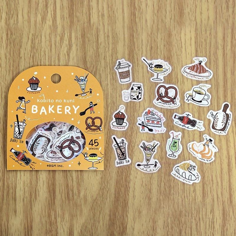 BGM Planner Sticker Flakes - Kobito no Kuni - Bakery