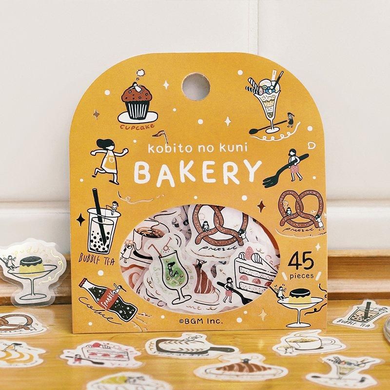 BGM Planner Sticker Flakes - Kobito no Kuni - Bakery