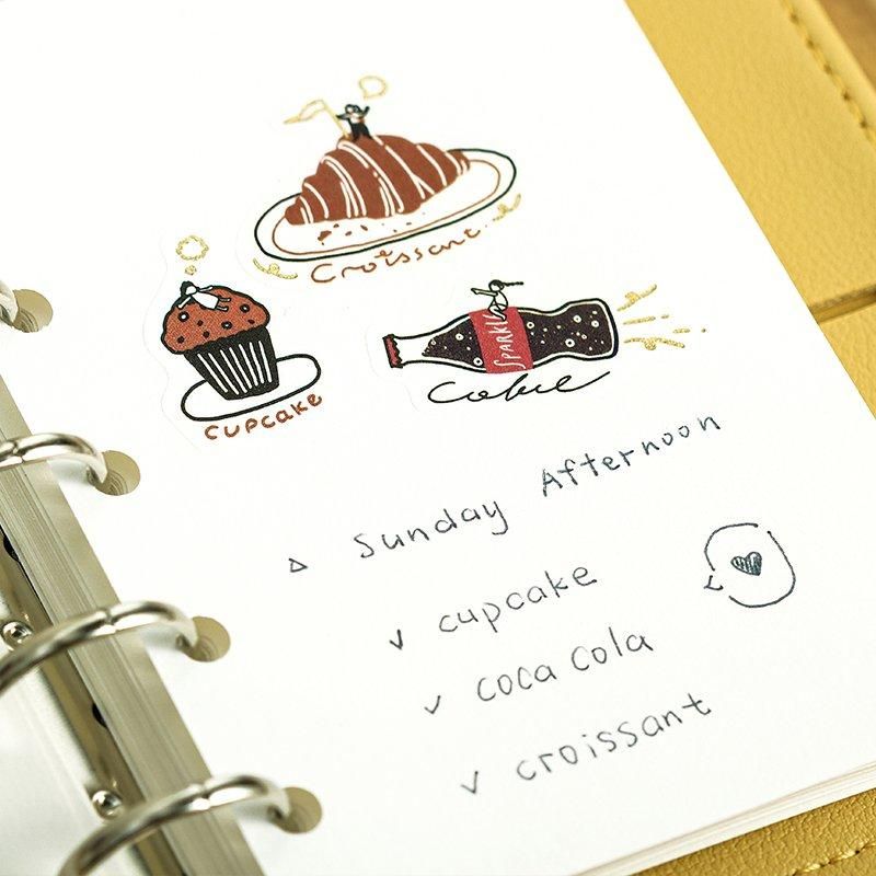 BGM Planner Sticker Flakes - Kobito no Kuni - Bakery