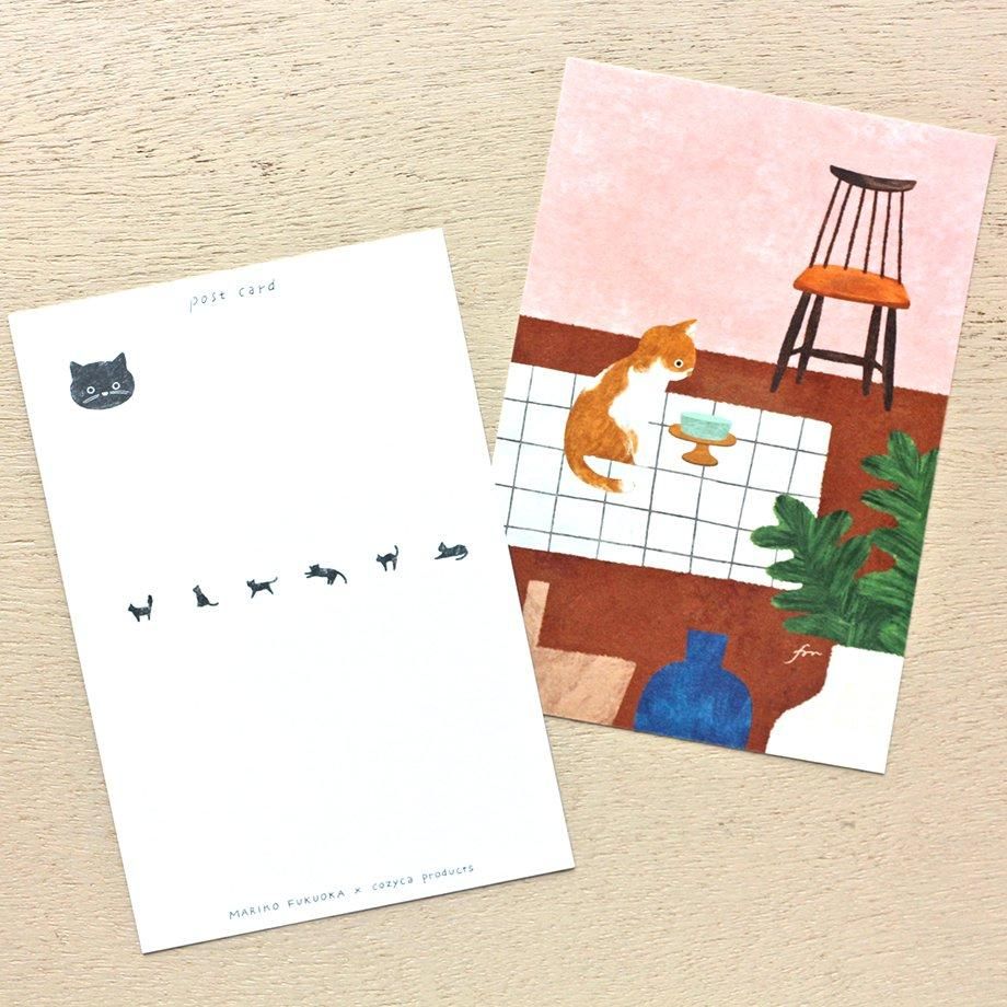 Hyogensha Cozyca Mariko Fukuoka Postcards - Meow