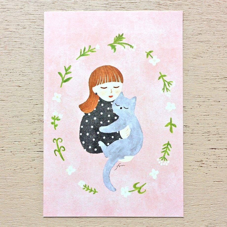 Hyogensha Cozyca Mariko Fukuoka Postcards - Meow