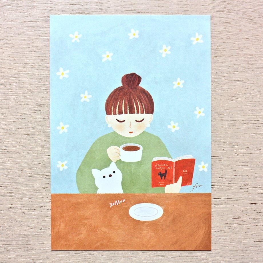 Hyogensha Cozyca Mariko Fukuoka Postcards - Meow