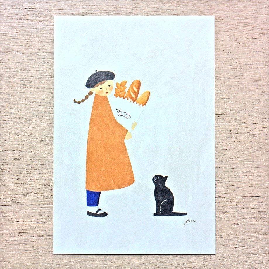 Hyogensha Cozyca Mariko Fukuoka Postcards - Meow