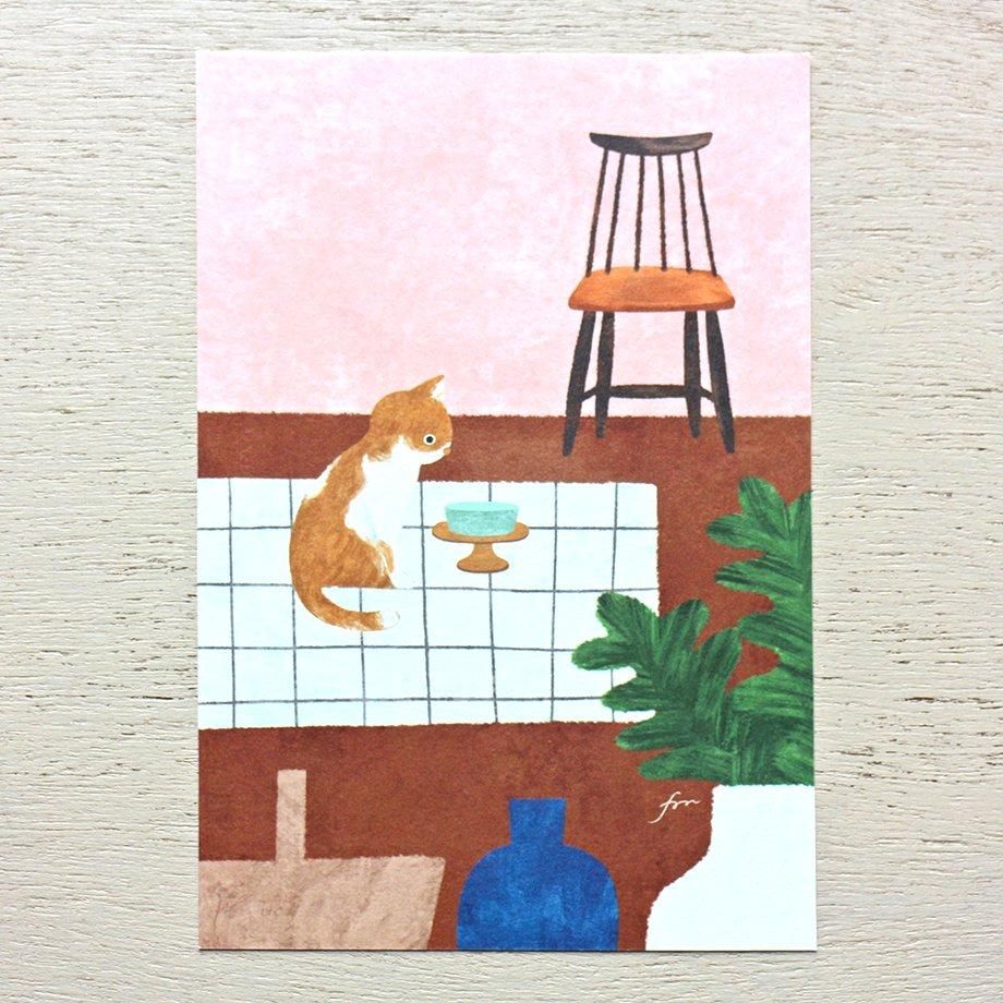 Hyogensha Cozyca Mariko Fukuoka Postcards - Meow