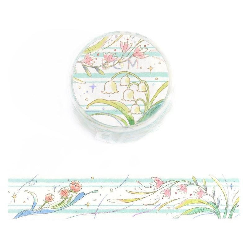 BGM Washi Tape - Wonderful Journey - Flower Language