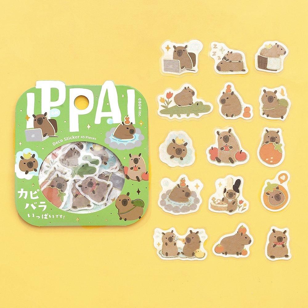 BGM Planner Sticker Flakes - Capybaras Galore