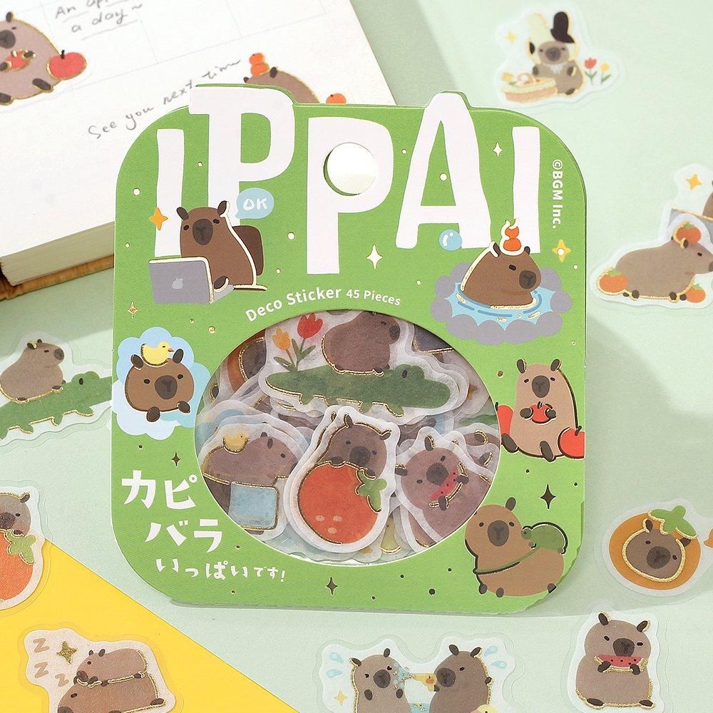 BGM Planner Sticker Flakes - Capybaras Galore
