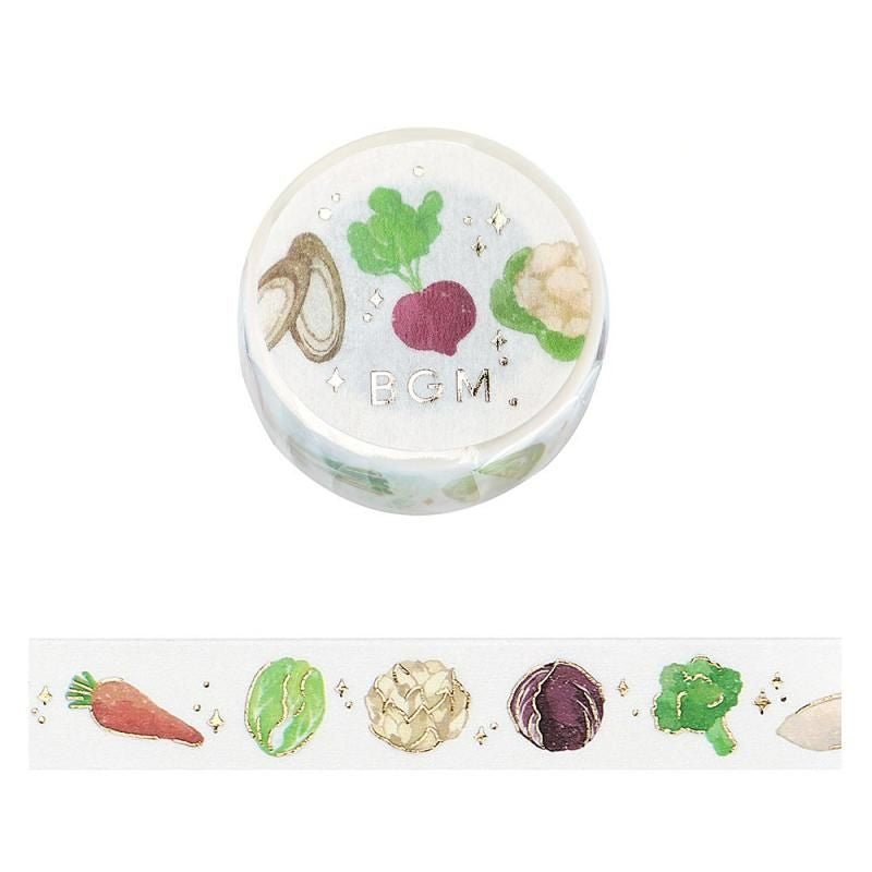 BGM Washi Tape - Life - Winter Vegetables