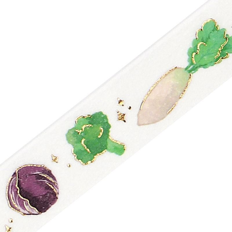 BGM Washi Tape - Life - Winter Vegetables